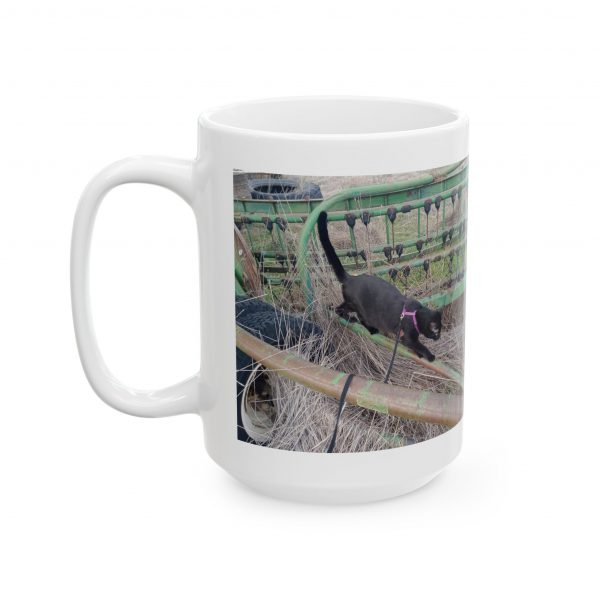 Zorro on Hay Rake 2025 Ceramic Mug 11oz or 15oz - Image 3