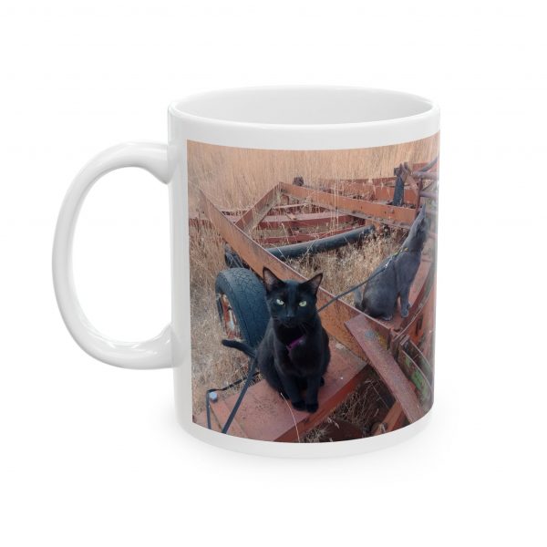 Tractor Cats on Disk 2025 Ceramic Mug 11oz or 15oz - Image 3