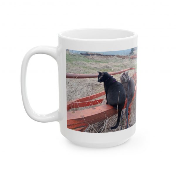 Tractor Cats on Bottom Plow 2025 Ceramic Mug 11oz or 15oz