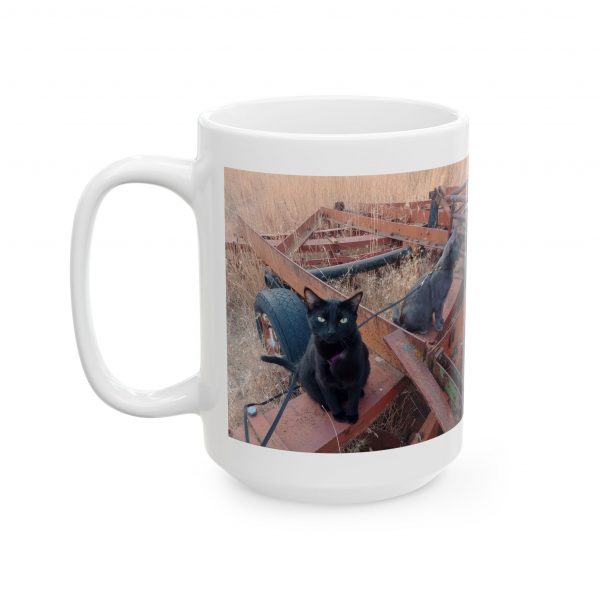 Tractor Cats on Disk 2025 Ceramic Mug 11oz or 15oz