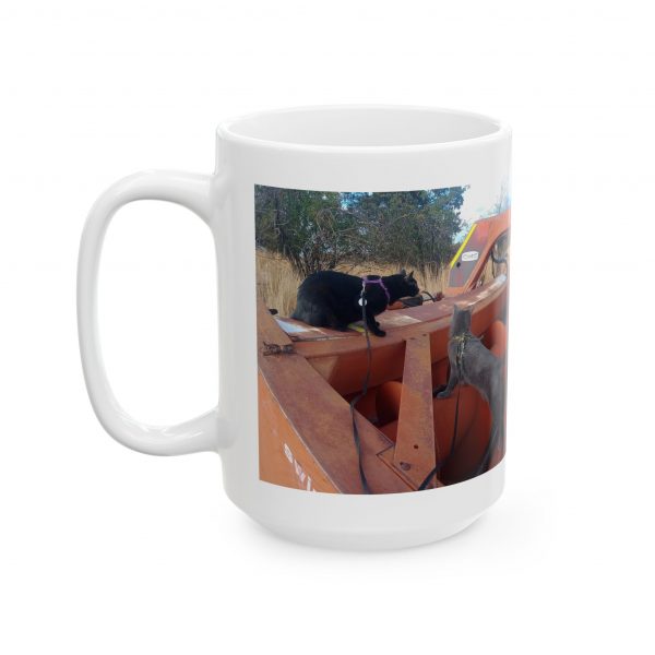 Tractor Cats on Swather 2025 Ceramic Mug 11oz or 15oz - Image 3