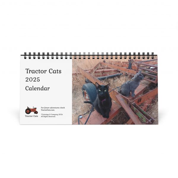 Tractor Cats 2025 12 Month Desktop Calendar - Image 2