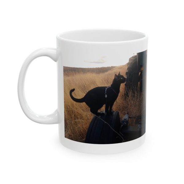 Zorro on Case Tractor 2025 Ceramic Mug 11oz or 15oz - Image 3